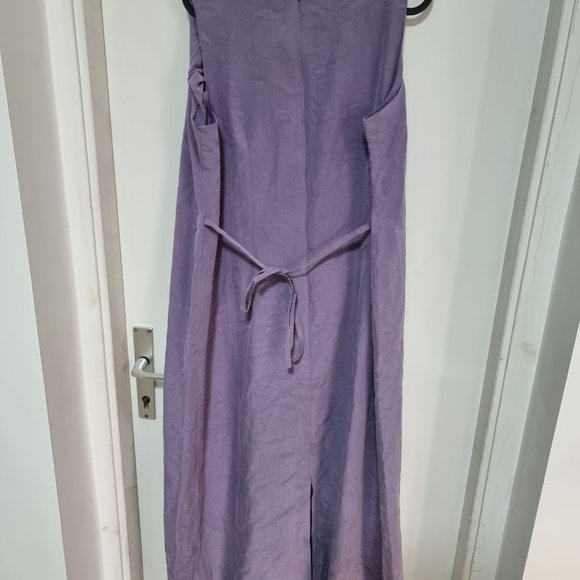 VINTAGE THYME lilac maternity dress - Picture 2 of 7